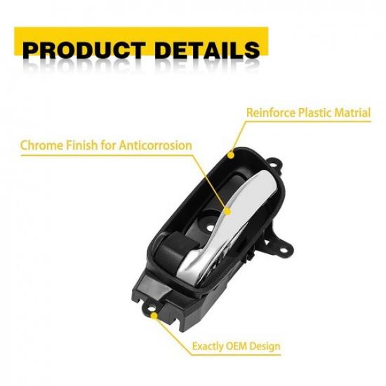 ide Door Interior Handle Accessories Car Driver LH For Side 2013-18 Nissan
