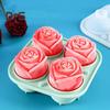 Rose Ice Cube Mold Food Grade Silicone Tray for Cocktails Whiskey Bourbon Easy Release BPA Free Ice Cube Maker