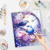 Frame Painting By Numbers For Adults Beginner Kits Birds And Flowers Picture With Numbers For Home Artwork 40x50cm