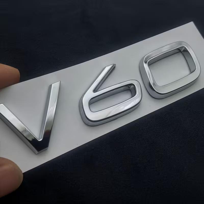 1 шт. 3D ABS Задняя крышка багажника Буквы Логотип Эмблема Значок Наклейки V40 V50 V60 V70 V90 Аксессуары
