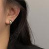 Sensitive Ear Metal Circle Earrings: No-Pierce Retro Ear Cuffs for Women