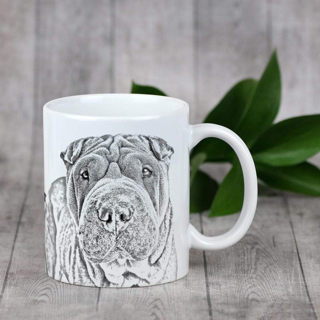 Shar Pei - cup with a dog, cute cup with graphics, a gift with your photo from the Art-Dog brand