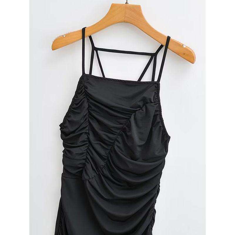 Ur Elegant Elegant Tight Slit Slip Dress