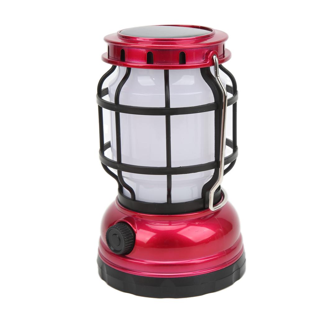 LED Camping Lantern USB Rechargeable Solar Powered Camping Light for Emergency Hiking Home