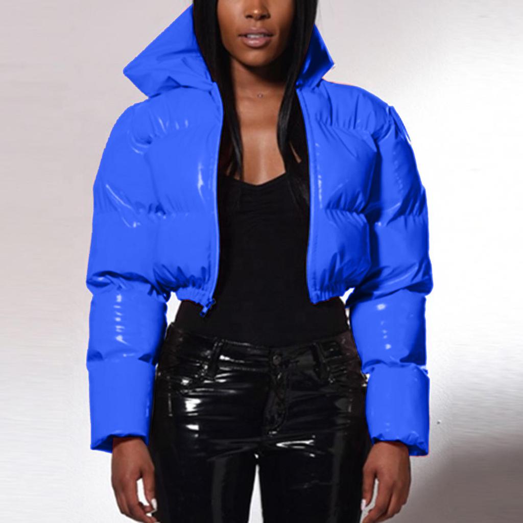 Новая универсальная теплая короткая куртка, женские пуховики, пуховики из хлопка, верхняя одежда, корейский воротник-стойка, мягкая, осенняя женская зимняя парка