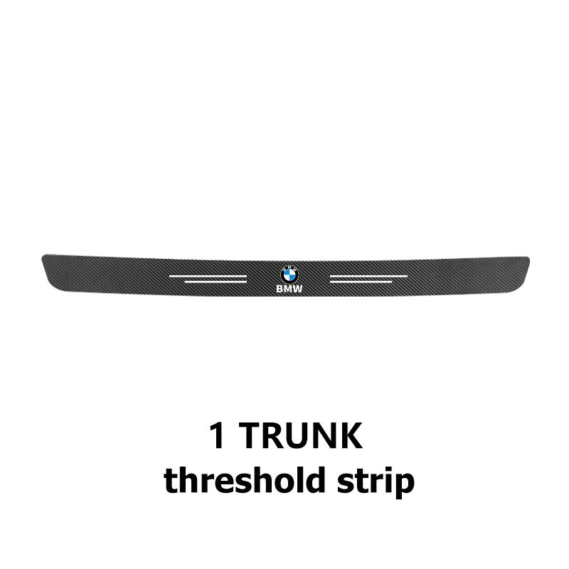 TWDG8 4pcs Carbon Fiber Car Sticker Door Threshold Waterproof Decal For BMW M 1 3 4 5 6 7 Series M3 M6 F01 F02E34 E36 E70 F10 X6 X1
