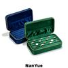 Hot Sale Luxury Velvet Ring Storage Box Custom Logo Portable Zipper Earrings Jewelry Organizer Case Travel Jewelry Box