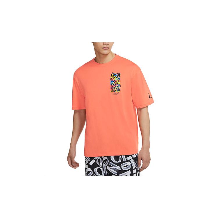 Jordan T-Shirt Men's Grass Mat Orange DH0593-842