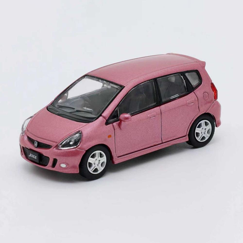 FIQ1 New 1/64 Diecast Car Model Honda Fit Cars Alloy Simulation Small-scale Car Model Miniature Toy Collection Decoration Gifts