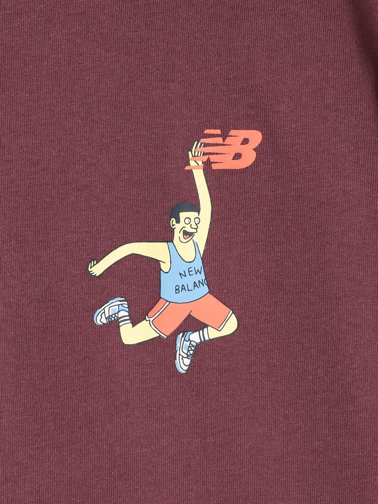 Cohen New Balance Basketball Graphic T-Shirt 75254070477 3990 WINE (39) XL