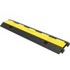 Cable Protector Ramp, 5 Packs 2 Channels Speed Bump Hump, Rubber Modular Speed Bump Rated 11000 LBS Load Capacity, Protective Wire Cord Ramp Driveway