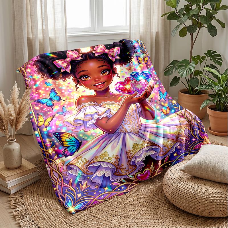 Fantasy Bubble Journey Theme blanket Lightweight Warm Flannel Blanket Decorative Throw Blanket for Home Decoration