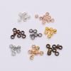 500pcs/lot 2/2.5/3 Mm Gold Antique Bronze Ball Plunger Bead Smooth Ball Crimps Beads For Jewelry Making Finding Accessory