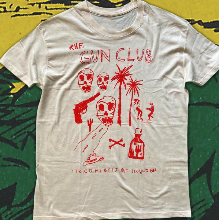 Vtg The Gun Club Band Gift For Fans Cotton White All Size Shirt Unisex T-Shirt
