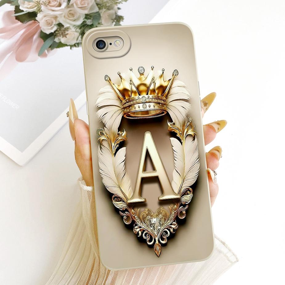 For Apple iPhone 6 Plus Case iPhone6S Cool Crown Letters Cover Shockproof Soft TPU Phone Case For iPhone 6S Plus iPhone6 S Shell
