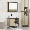 VidaXL Ensemble de meubles de salle de bain 2 pcs chêne sonoma, armoire de rangement, armoire de bain, meuble de toilette 3300936