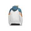 Nike Тканая спортивная повседневная куртка с цветными блоками, мужские куртки, синий, белый, оранжевый DC0502-301