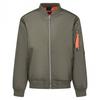 Mens Pro Pilot Sleeve Pocket Bomber Jacket