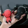 Новый держатель для телефона в вентиляционное отверстие автомобиля, автоматический телескопический зажим, универсальный мобильный кронштейн для автомобильных креплений