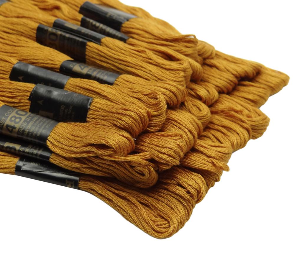 IBA Indianbeautifulart Набор из 25 предметов Якорь Вязание Тусклый Оливково-Зеленый Хлопчатобумажная пряжа Вышивка