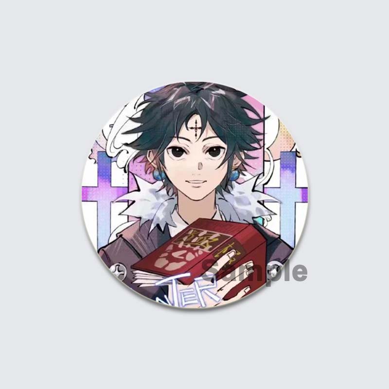 32/44/58 мм Фанаты Коллекции Аниме Hunte Hunte Брошь Gon Killua Kurapika Leorio Эмалевая булавка Рюкзак Воротник Значок Мультфильм Ювелирные изделия Подарки