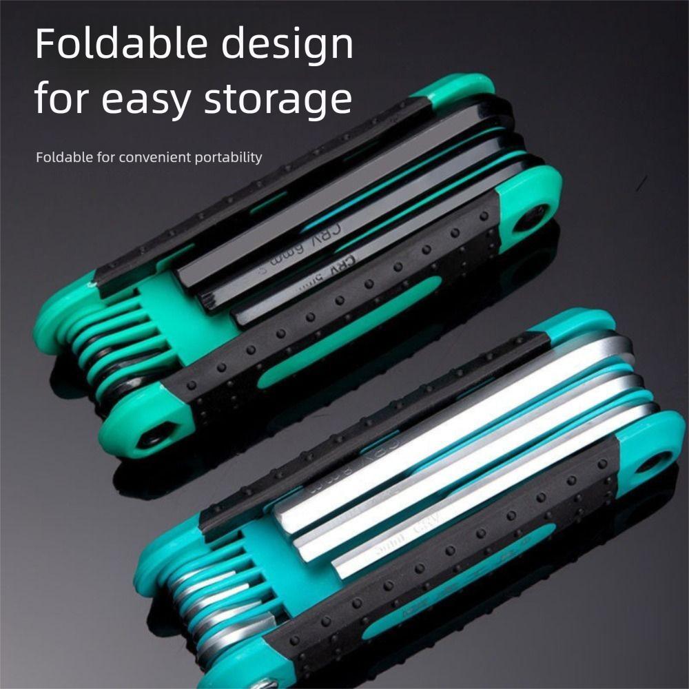 Складной набор шестигранных ключей Многофункциональный набор шестигранных ключей Новый шестигранный торцевой ключ Бытовой ремонт