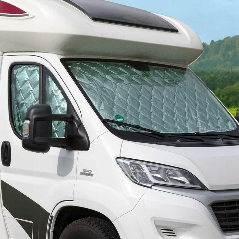 Автомобильные солнцезащитные козырьки для Fiat Ducato 2006-2022 Внутренние теплозащитные шторки 7-слойное покрытие Лобовое стекло Автомобильные солнцезащитные козырьки Аксессуары для интерьера
