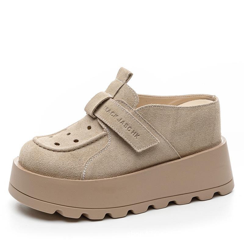 Летняя сумка головные сандалии внешние тапочки новые внутренние увеличение высоты толстая подошва маленькие ленивые туфли A