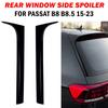 1 Pair Glossy Black ABS Car Rear Window Side Wing Spoiler Fits for Volkswagen VW Passat B8 B8.5 Estate 2015-2023