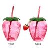 Fruit Tea Milk Juice Summer Straw Cup Drinkware Water Bottle Strawberry Pineapple Watermelon