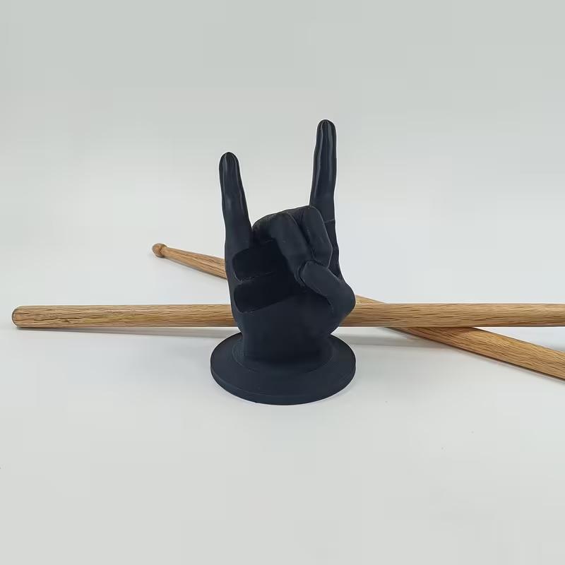 Креативная подставка для барабанных палочек в виде камня, стойка для выкладки барабанных палочек, стойка-держатель для палочек, домашнее украшение, забавный подарок для барабанщика