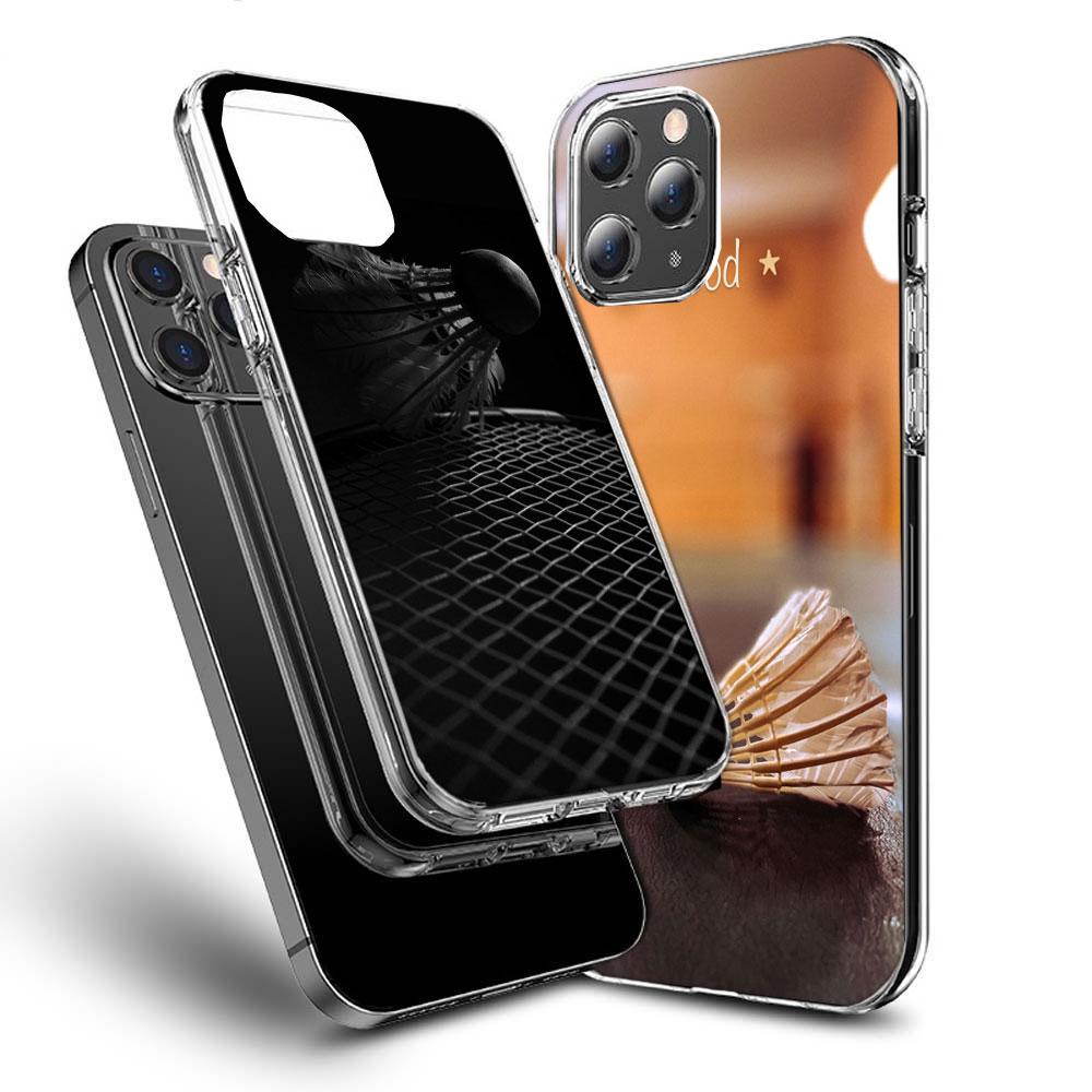 Спортивный чехол для телефона с бадминтоном Для Iphone 16E 15 Pro 14 Plus 17E 16 17 Pro Max Air 11 12 13 Mini Ударопрочный Capa Милый чехол TPU C
