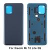 Высококачественная задняя крышка аккумулятора для телефона Xiaomi Mi 10 Lite 5G, задняя крышка, запчасть для ремонта и замены с логотипом