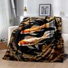Koi Fish Blanket Soft & Cozy Suitable for Bedding Picnics Bed Four Seasons Universal Modern Style Suitable for Gifting Relatives and Friends