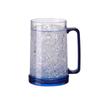 Double Wall Structure Double Wall Beer Mug Clear Transparent Body Beverage Cup  Outdoor Parties