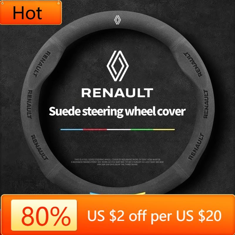 Внутренние наклейки Замшевая накладка на руль автомобиля Для Renault Scenic Clio Laguna 2 3 4 5 Kangoo Fluence Megane Trafic Talisman Tw