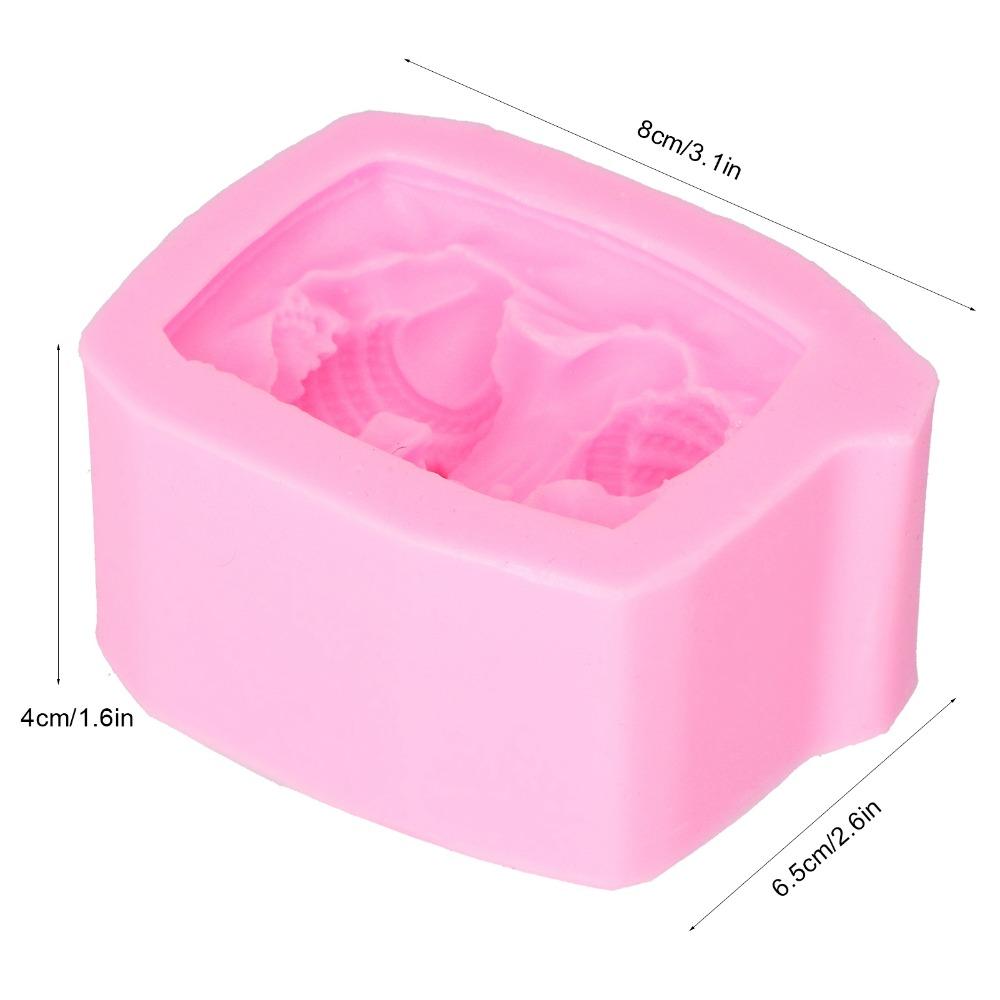 Non-Stick Baby Silicone Mold Flexible 3D Fondant Mold Durable Sleeping Baby Mold Fondant Cake
