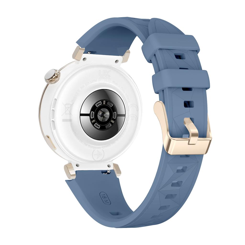Официальный ремешок 18 мм для Huawei Watch GT4 41 мм с пряжкой Soft Rose Gold, женский силиконовый ремешок для Huawei Watch GT5/GT4 41 мм/GT5Pro 42 мм