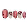 10Pcs Anime Style Simple Handmade False Nails For Cosplay And Daily Use