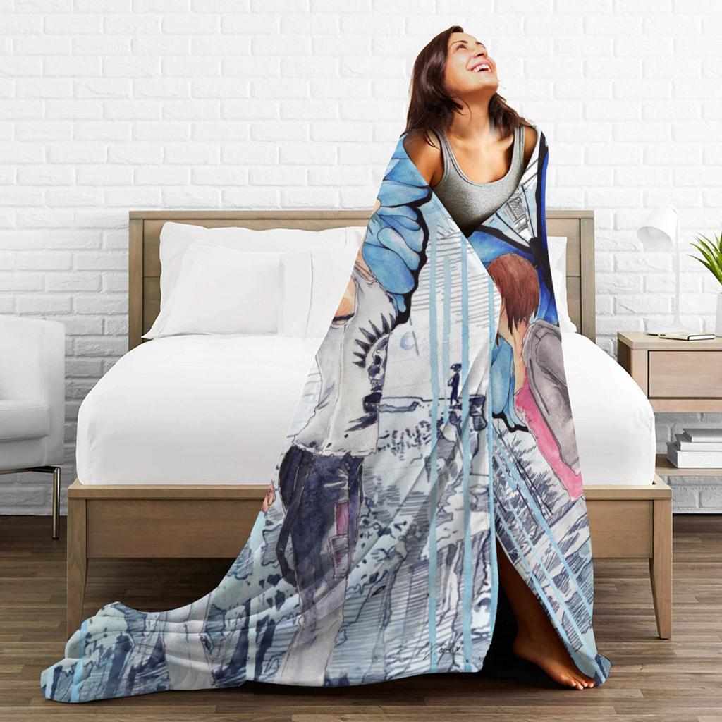 Life Is Strange Max Knitted Blanket Flannel Lightweight Thin Throw Blanket for Car Sofa Couch Bedspread