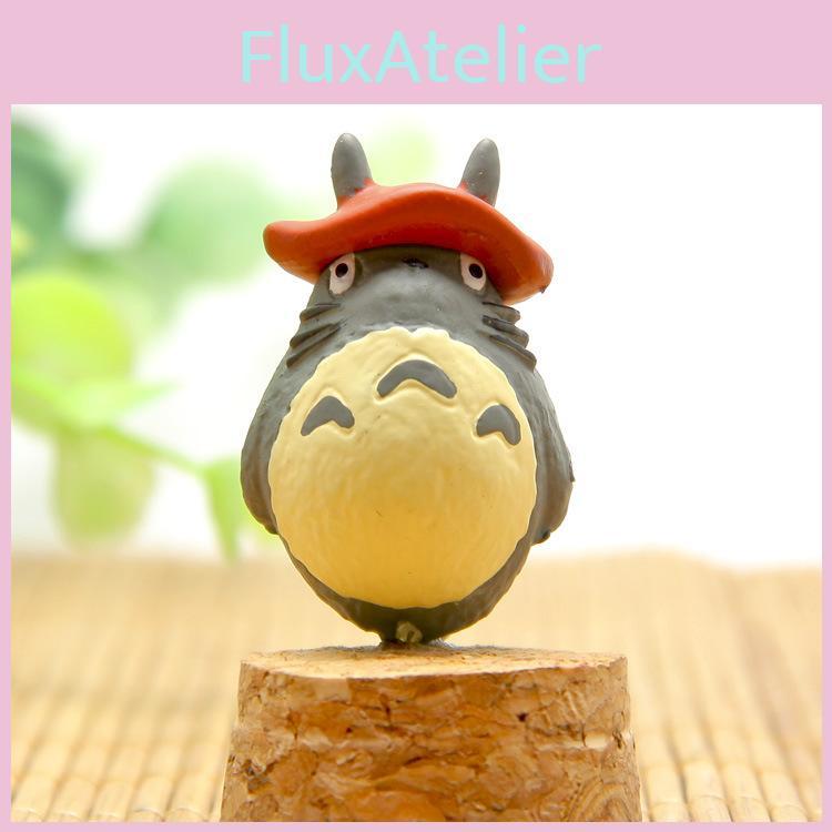 My Totoro Neighbor Pvc Ornament With Mushroom On The Top Of The Head For Gift