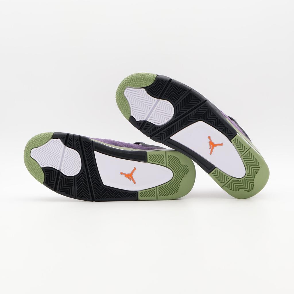 AQ9129-500 Nike Jordan 4 Retro Canyon Purple Anthracite Alligator (Женский)