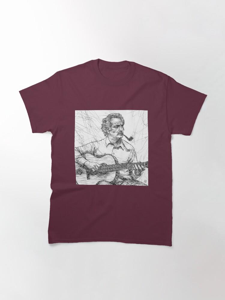 Georges Brassens GEORGES BRASSENS ink portrait .1 Classic T-Shirt