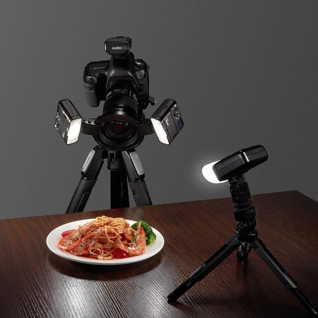 Godox Godox Макро Вспышка TTL Вспышка Беспроводная Литиевая Идеально для Макрофотографии и Многого Другого [Авторизованный Дилер] MF12-K2 Вспышка Speedlight для Съемки Вне Камеры, 12 Вт,