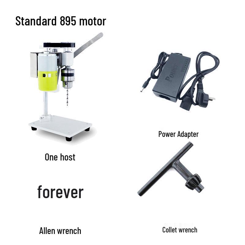 Compact Precision Desktop Drill Press for DIY and Watch Repair, Variable Speed Electric Benchtop Tool