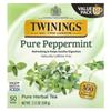 IHerb Травяной чай Twinings «Чистая мята», без кофеина, 50 пакетиков, 100 г (3,53 унции)