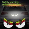 2Pcs/pair Reflective Car Safety Stickers Eye Pattern Car Decals Stickers Car Styling Accessories