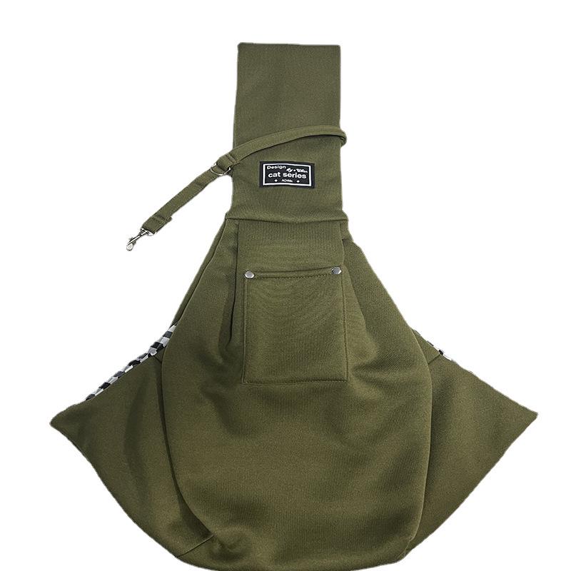 Summer Breathable Crossbody Pet Travel Bag for Cats and Medium Dogs