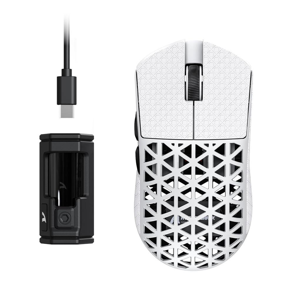 ATTACK SHARK R5Ultra Carbon Fiber Gaming Mouse Super Lightweight 42g Mouse PAW3950MAX Sensor Nordic52840 8K Polling Rate 3 Modes 42000DPI 8K Wireless