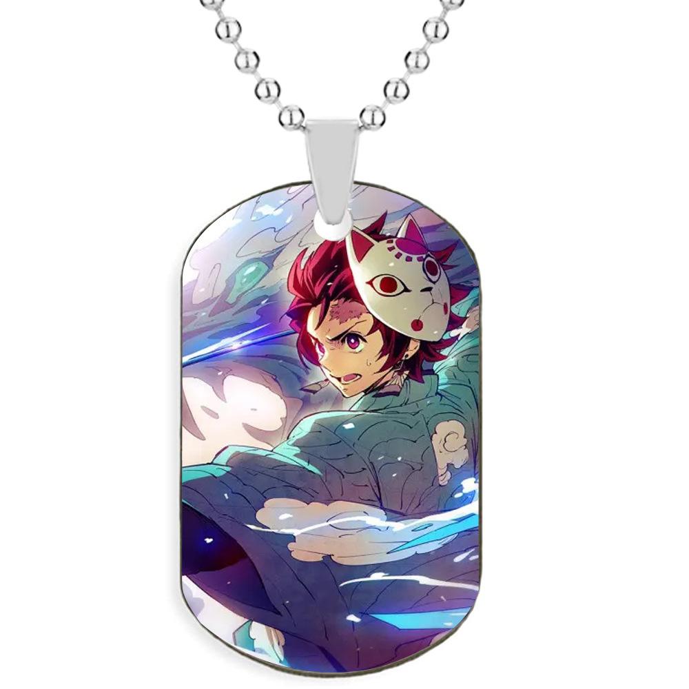 Аниме Убийца Демонов: Ожерелье с подвеской в виде персонажа Yaba, мужские и женские украшения для косплея